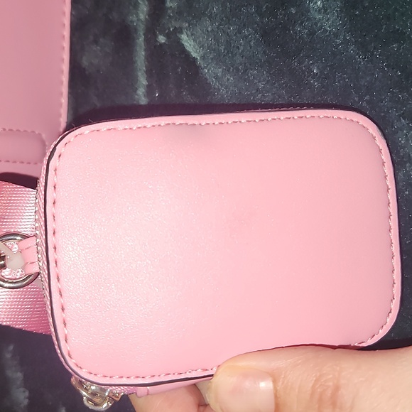 Steve Madden Fonda Pink Rhinestone Satchel Bag Crossbody NWT - Picture 3 of 8